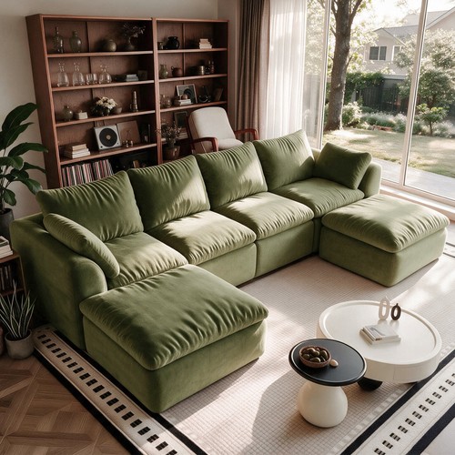 122 olive green chenille - 122.1",